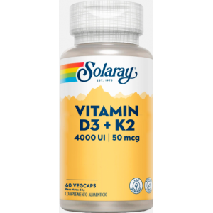 Solaray Vitamina D3 + K2