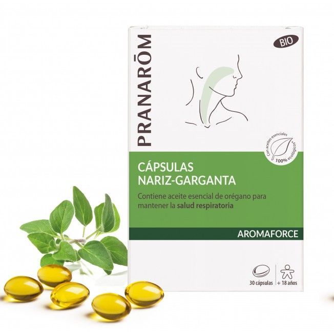 Pranarom Aromaforce Cápsulas Nariz-Garganta