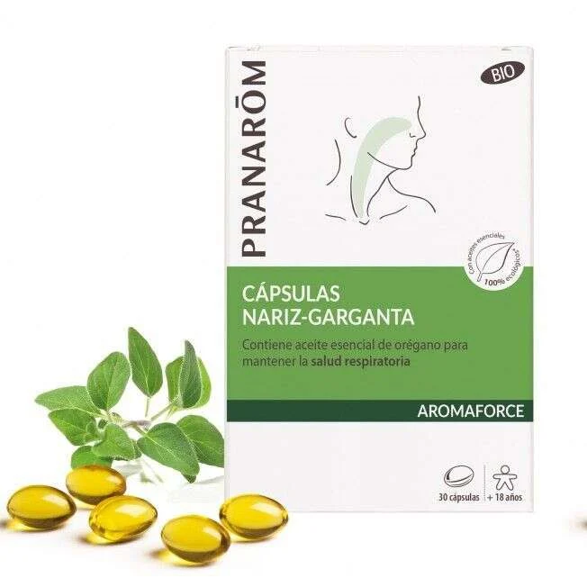 Pranarom Aromaforce Cápsulas Nariz-Garganta