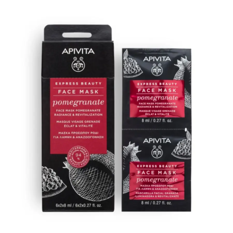 Apivita Mascarilla Facial Iluminadora y Revitalizante