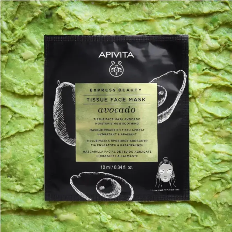 Apivita Mascarilla Facial de Tejido Hidratante y Calmante
