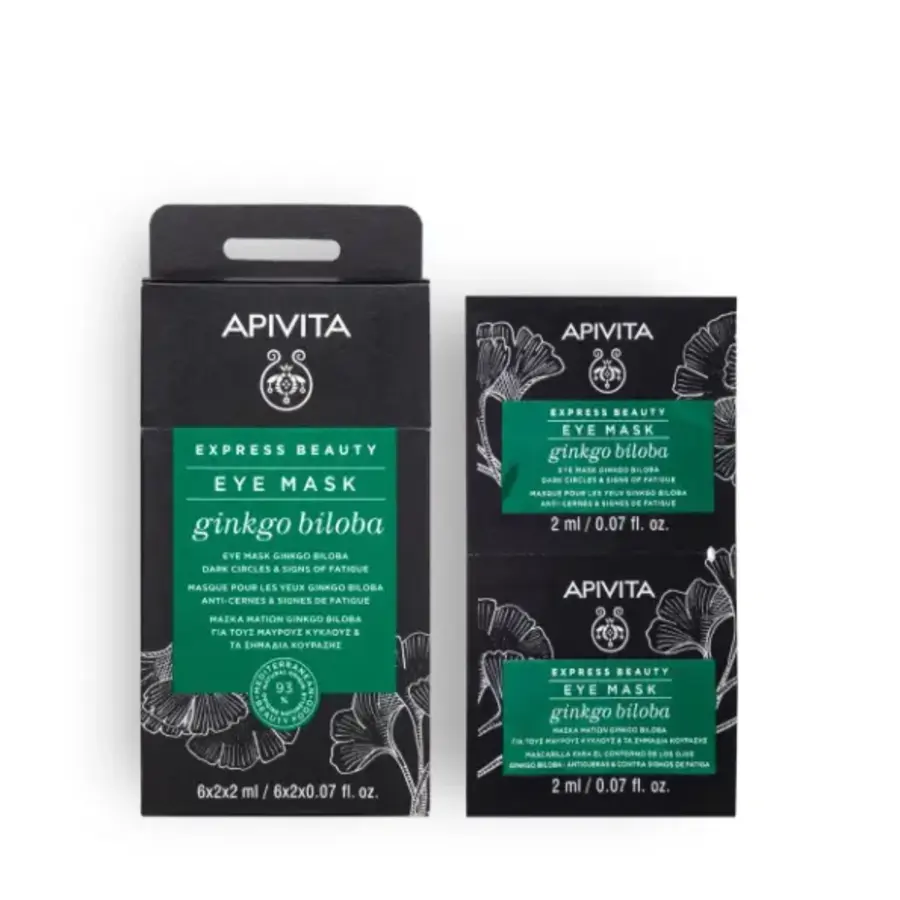 Apivita Mascarilla para el contorno de ojos ojeras y signos de fatiga