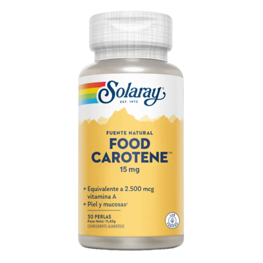 Solaray food carotene 15 mg