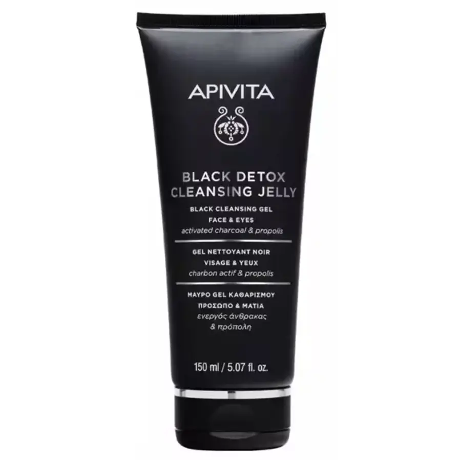 Apivita Gel Limpiador Negro Rostro y Ojos