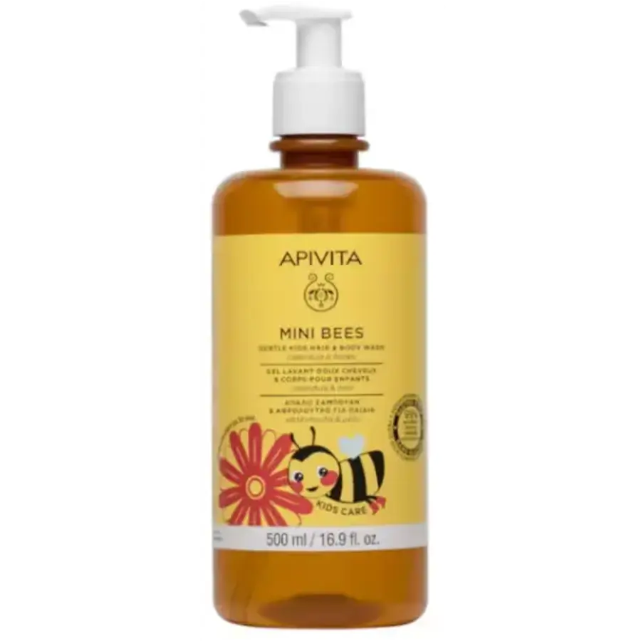 Apivita Mini Bees Gel Champu Suave para Niños