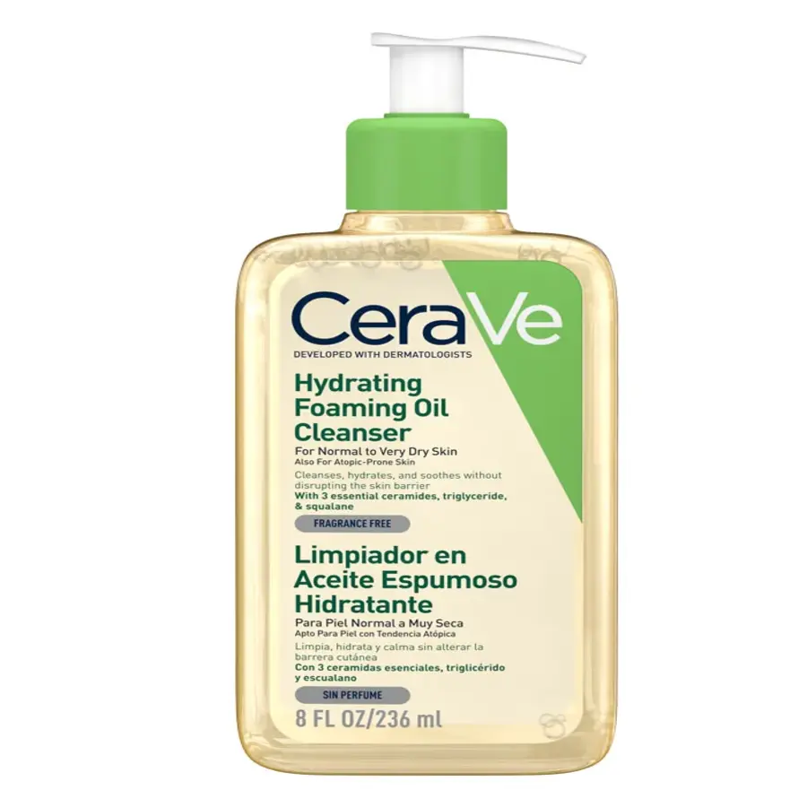 CeraVe Limpiador en Aceite Espumoso Hidratante